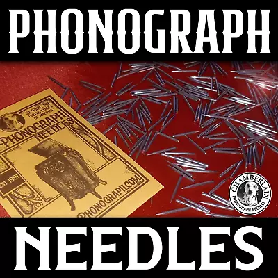 Packs Of 100 Victrola SOFT VOLUME NEEDLE Pack For Antique Gramophones Phonograph • $4.59