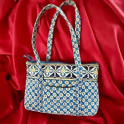 VERA  BRADLEY … New  Riviera … Vintage  Blue  Handbag … EUC • $24.98
