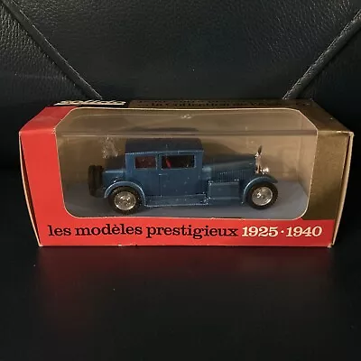 144 Vintage New In Box Solido VOISIN 17 CV CARENE Time Capsule 1:43 Scale BLUE • $58.88