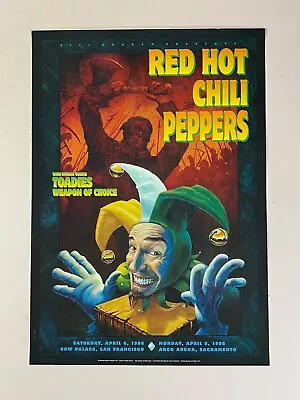 $100 • Buy Red Hot Chili Peppers Poster 1996 BGP#115 San Francisco & Sacramento Original