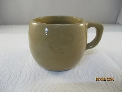 Vintage Brown Stoneware Shaving Mug • $3.99