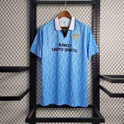 Lazio 1992/93 Retro / Vintage Home Shirt - Blue - Various Sizes - Gascoigne 10 • £34.99