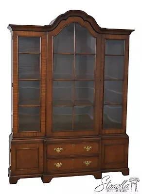 61730EC: KITTINGER T-638 Dome Top Mahogany Bookcase China Cabinet • $2595