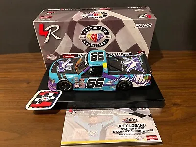 Joey Logano 2023 #66 Hang 10 Car Wash Bristol Dirt Win F-150 1/24 NASCAR Truck • $126.67