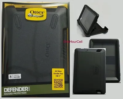 OtterBox Defender Series For Amazon Kindle Fire HD 7  Black 77-33691 OEM • $10.95