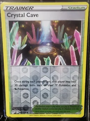 Pokemon Crystal Cave E 144/203 Reverse Holo Trainer Card SealedinSleeve Monst24 • $3