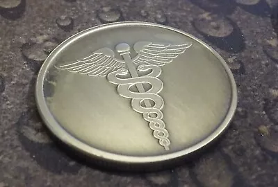 Doctor Medical Caduceus Antiqued Nickel Coin • $13.55