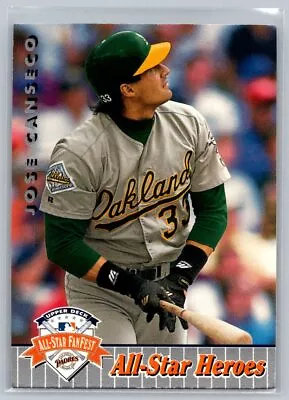 1992 Upper Deck All-Star FanFest #17 Jose Canseco NR/MT • $1.95