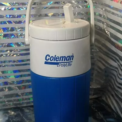 Coleman Blue & White Polylite Personal Water Cooler Canteen With Sports Nozzle  • £19.99