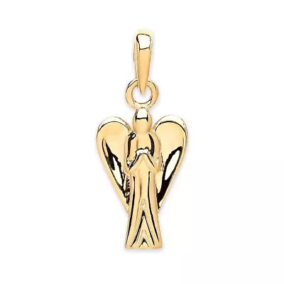 Angel Praying 9ct Gold Guardian  Pendant /Charm 1.3 Grams   Boxed Solid • £89.99