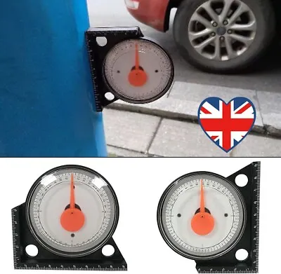 Measuring Tilt Level Gauge Magnetic Slope Inclinometer Angle Finder Protractors • £6.29