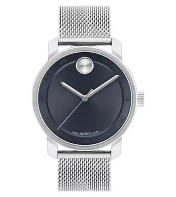 NEW Movado Bold Access Watch Mens Blue Museum Dial With Flat Dot Retail $595  • $200