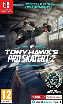 Tony Hawks Pro Skater 1 + 2 Nintendo Switch Brand NEW • $59