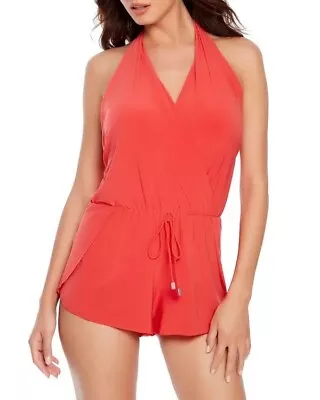 MAGICSUIT Guava Bianca One-Piece Swim Romper US 10 NWOT • $69.55