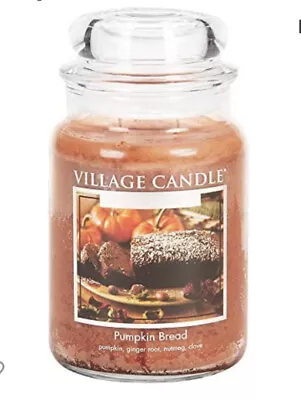 2 Village Candle Scented Fall Fragrance  Pumpkin Bread HTF New Limited Edition • $79.99