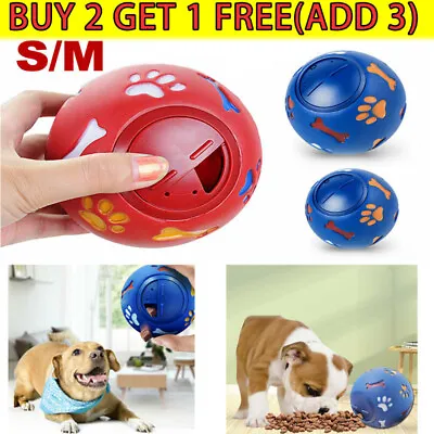 $12.99 • Buy Dog Pet Fun Tough-Treat Ball Tumbler Mental Food Dispenser Feeder Puzzle Toy New