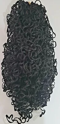 Handmade Crochet Super Jumbo Braid Micro Curl  Medium Brown#4   Same As 3pkgs  • $20