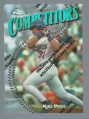 1997 Topps Finest Mike Piazza Competitors Uncommon-refractor • $45