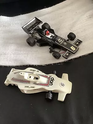 2 Scalectric Vintage Cars To Rebuild Or Parts John Player Special C126 + Other • £7