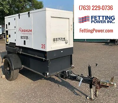 25kVA Magnum Power Mobile Diesel Generator MMG25IF4 | S/N: 1503921 • $15900