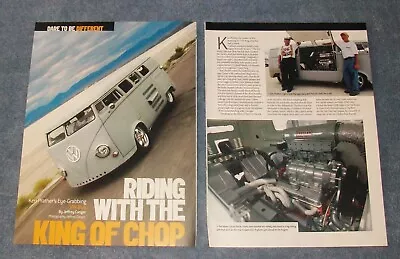 1962 Volkswagen Mid-Engine Custom Drag-Style Bus Article  Riding With The King.. • $11.99
