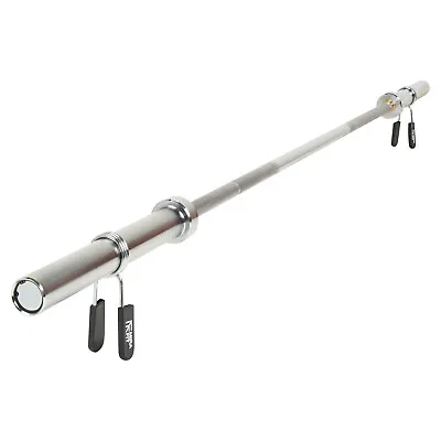 Mirafit 7ft 300kg 2  Olympic Barbell Weight Bar Bench Press Dead Lift Squat #673 • £84.99