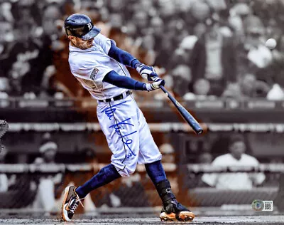 IAN KINSLER SIGNED AUTOGRAPHED 11x14 PHOTO DETROIT TIGERS RARE BECKETT BAS • $115