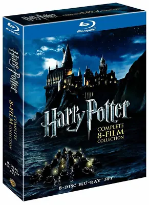 Harry Potter Complete 8-Film Collection (BLU-RAY  8-Disc Set  2011) NEW SEALED • $26.99