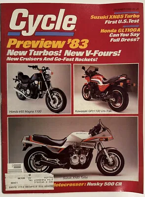  Cycle Magazine December 1982 - Honda V65 Magna 1100  M269  • $11.25