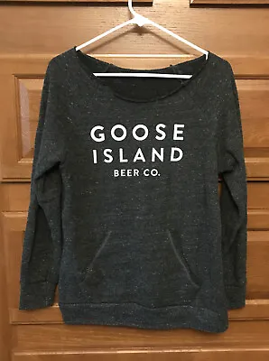 GOOSE ISLAND BEER Company Chicago Dark Gray Sweatshirt B272 • $19.99