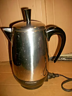 Vintage Farberware Superfast #FCP280 Electric Coffee Percolator 8 Cup • $33.99
