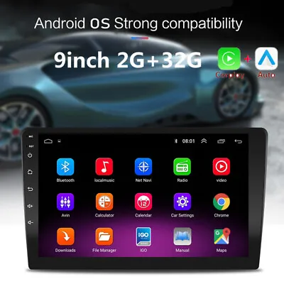 Car Radio 2 Din Android 11 For Auto Carplay 9  Multimedia Player GPS Navigation • $127.51