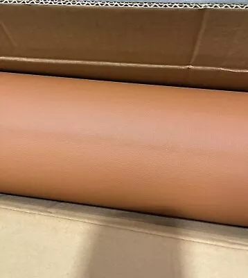 TANAKA TAN PVC LEATHER VINYL FABRIC MATERIAL FOR RACING SEATS 1.6 X 5 Meters • $89.99