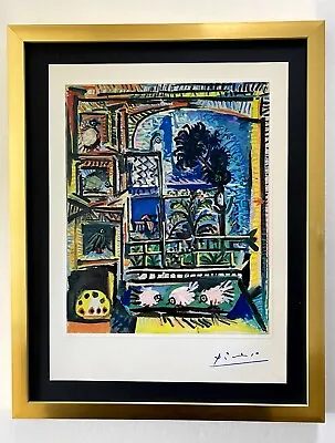 $129 • Buy Pablo Picasso+ Original 1969 + Signed + Hand Tipped Color Plate Pigeons