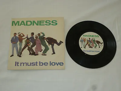 £6.99 • Buy MADNESS IT MUST BE LOVE 7  INCH SINGLE VINYL RECORD 45rpm PICTURE SLEEVE 1981 EX