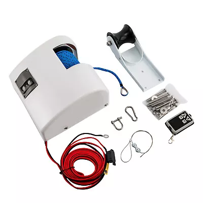 Electric Windlass Anchor Saltwater Winch Boat Marine Wireless Remote 25lbs • $160.20