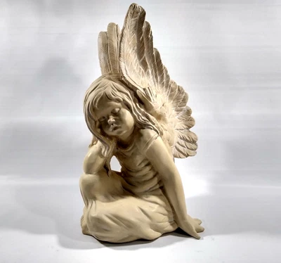 £40.76 • Buy Vintage 13  Chrisdon Sleeping Angel Resin Figurine Girl Child Henri Studio 1996