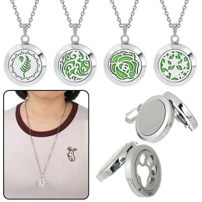 Oil Diffuser Necklace Aromatherapy Pendant Fragrance Locket Aroma Charms • $11.57
