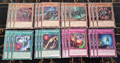 YUGIOH Scareclaw Starter Deck / Set (Kashtira /Acro /Astra /Decline /Twinsaw) NM • £6