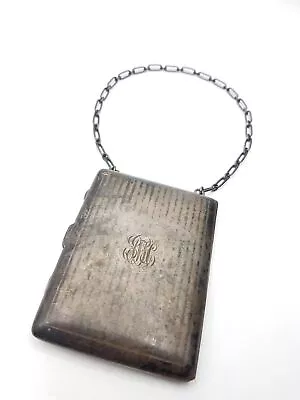 925 Sterling Silver 2½ X3½  Vintage Coin Purse/Compact • $33.76