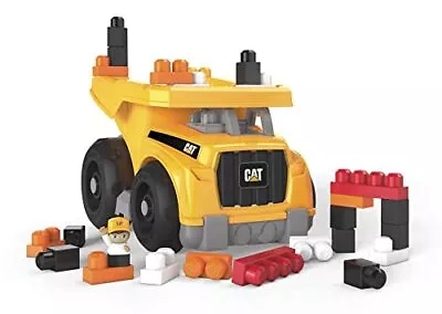MEGA Bloks Cat Fisher-Price Toddler Blocks Building Toy Large Dump Truck Wit... • $70.60