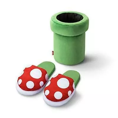 Super Mario Home And Party Room Slippers (Pac-n-Flower / Clay Pipe) • $128.99