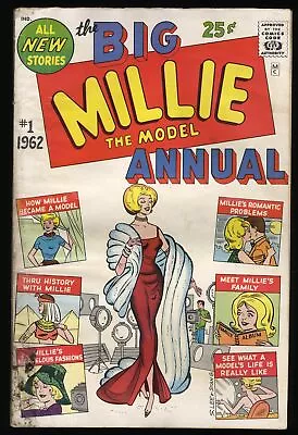 Millie The Model Annual (1962) #1 GD- 1.8 Stan Lee Script! Goldberg Cover • $71