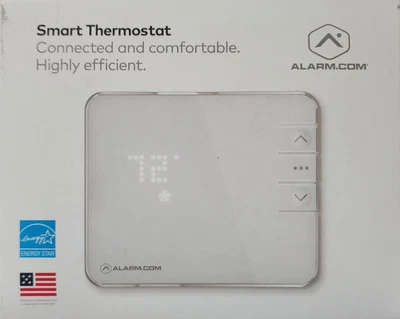 $58.49 • Buy Alarm.com ADC-T2000 Smart Z-Wave Thermostat - White