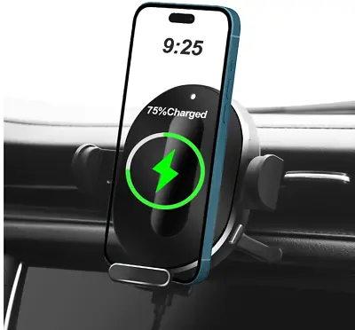 15W Fast Wireless Car Charger Automatic Clamping Mount Air Vent Phone Holder • $14.99