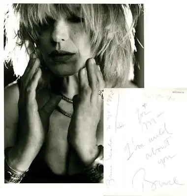 OVERSIZE PHOTOGRAPH OF MARIANNE FAITHFULL BY BRUCE WEBER Signed #131911 • $3500