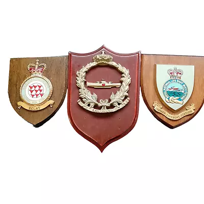 3X Wall Plaque Inc Royal Air Force /Royal National Life Boat Institution • £12.99