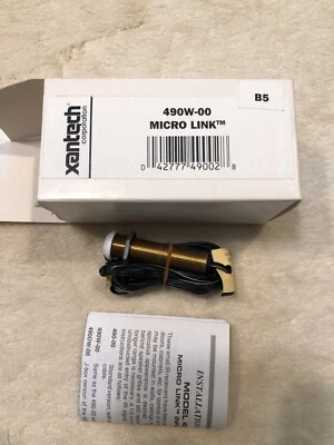 $8.77 • Buy Xantech 490W-00 Micro Link IR Receiver Brass Bezel  NIB 