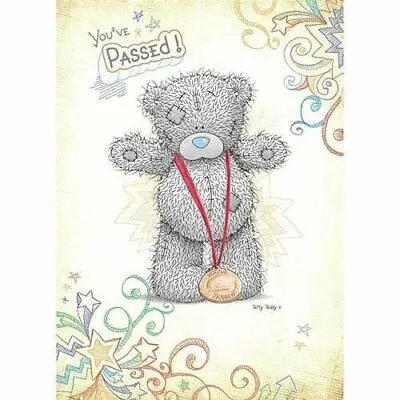 You've Passed Me To You Bear Greeting Card New Gift Success Congratulation • £4.49