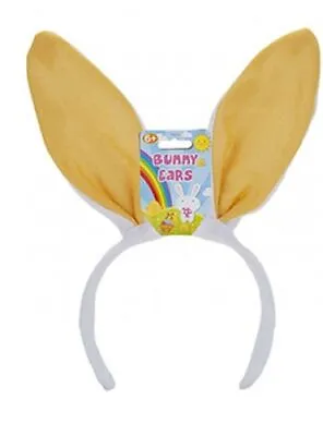 Hen Party Kids Bunny Rabbit Ears Headband Yellow Dress Up Party Egg Hunt NEW • £3.25